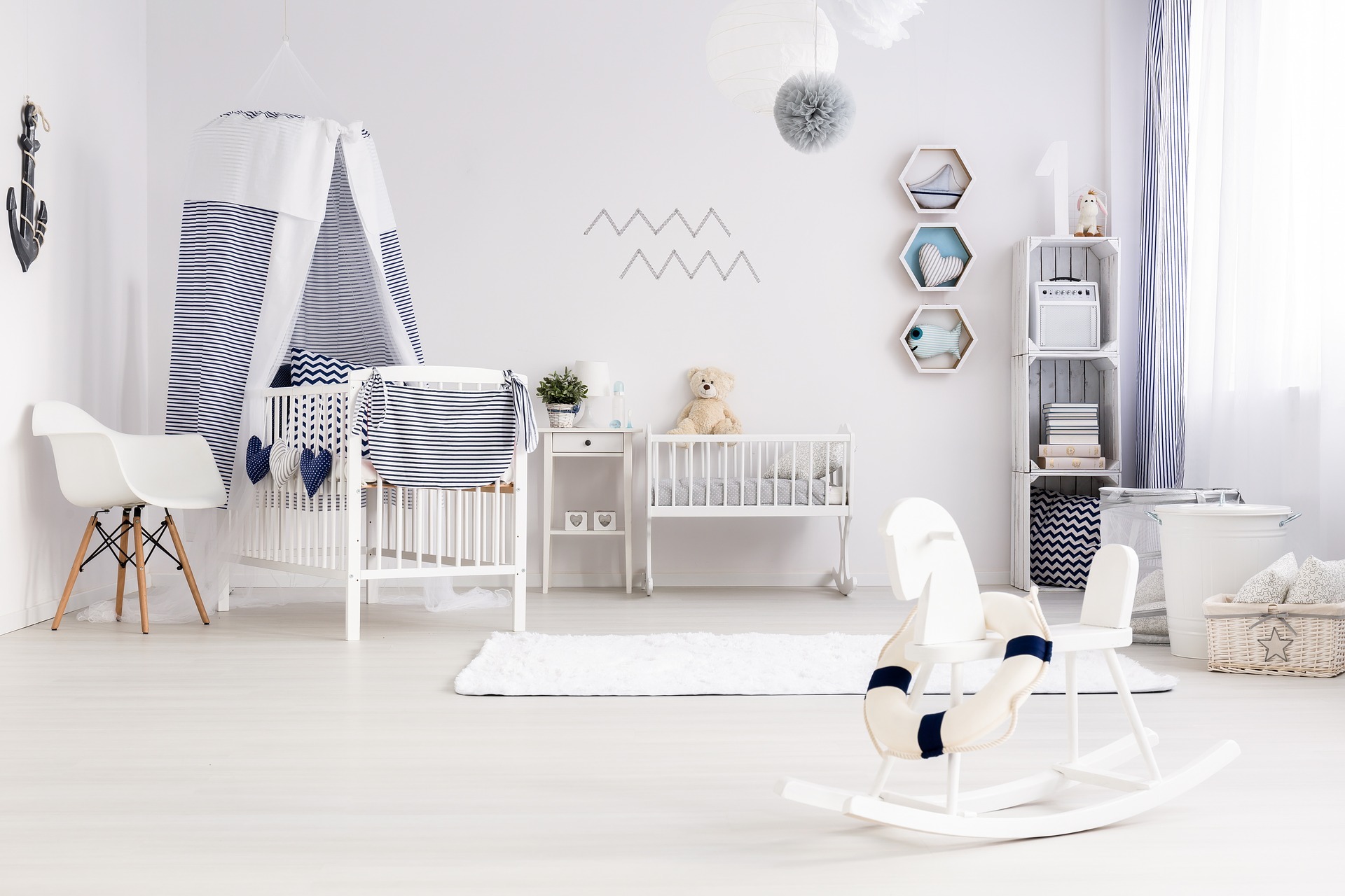 préparer l'arrivée de bébé chambre